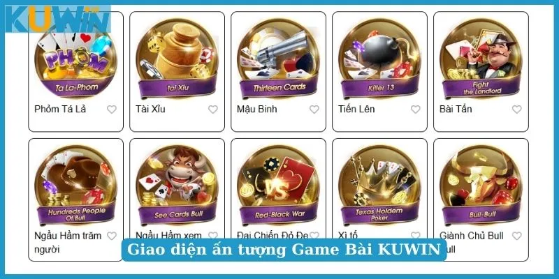 Tham gia game bài KUWIN siêu dễ